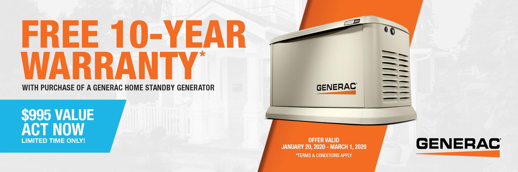 Homestandby Generator Deal | Warranty Offer | Generac Dealer | Eagle River, WI